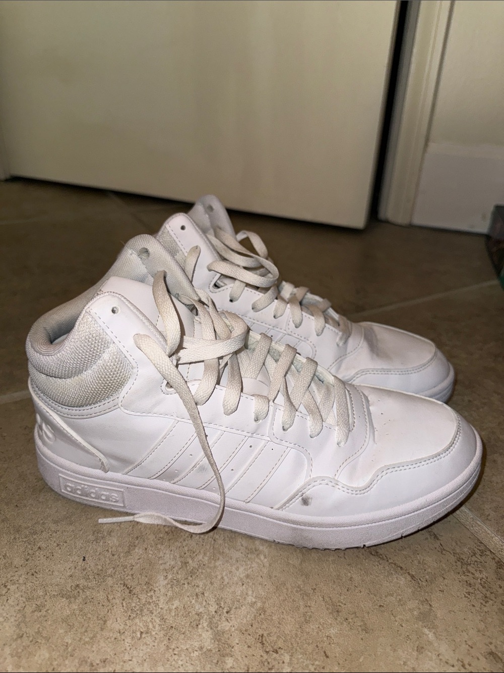 adidas Women's White High-Top Sneakers